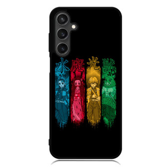 Kimetsu No Yaiba in Neon Art Samsung Galaxy A55 Case
