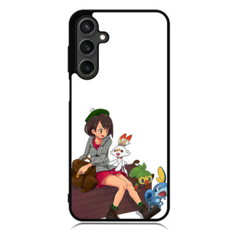 Pokemon Sword and Shield Scorbunny Grookey Sobble Samsung Galaxy A55 Case