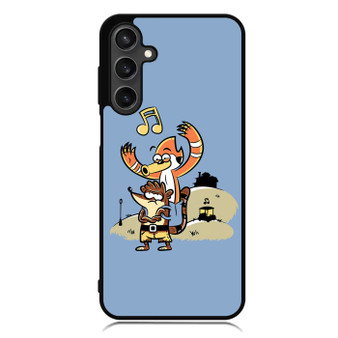 Rigby And Mordecai As Banjo And Kazooie Samsung Galaxy A55 Case