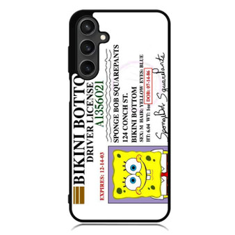 Spongebob Squarepants Driver License Samsung Galaxy A55 Case