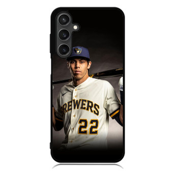 Christian Yelich Brewers Samsung Galaxy A55 Case