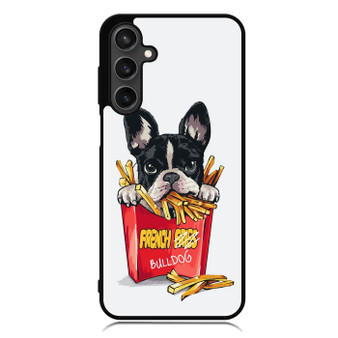 French bulldog fries Samsung Galaxy A55 Case