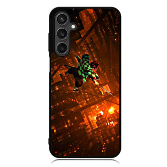 Tanjiro enter infinity castle demon slayer Samsung Galaxy A55 Case
