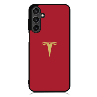Tesla gold red Samsung Galaxy A55 Case