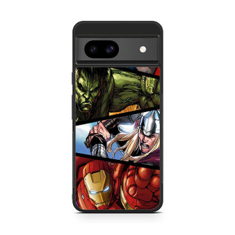 Captain America and Hulk and Thor and Iron man Google Pixel 8a Case