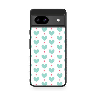Heart in Light Blue Google Pixel 8a Case