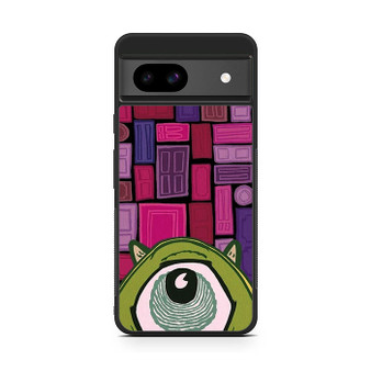 Monster Inc Retro Art Google Pixel 8a Case