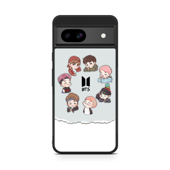 BTS Cartoon Cute Google Pixel 8a Case