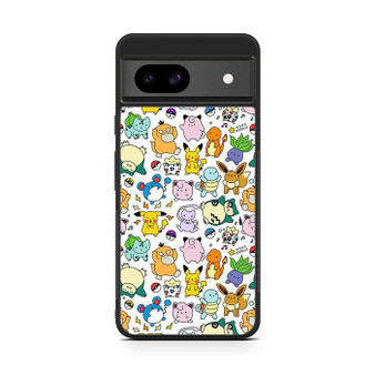 Pokemon Cute Collage Google Pixel 8a Case