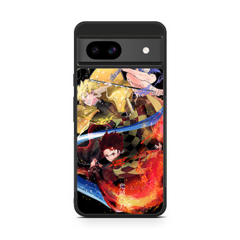 Demon Slayer Tanjiro Zenitsu and Inosuke Google Pixel 8a Case