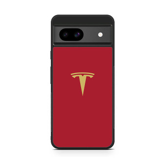 Tesla gold red Google Pixel 8a Case