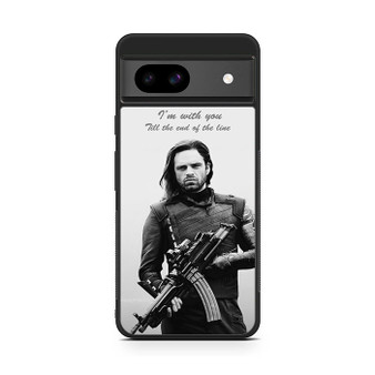 The avengers bucky quote Google Pixel 8a Case