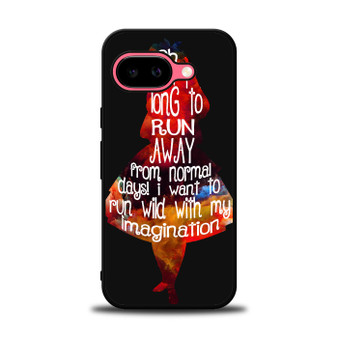 Alice's Quotes Google Pixel 9a Case