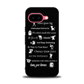 All Disney QUOTES Google Pixel 9a Case
