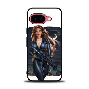 Black Widow With the Sniper Google Pixel 9a Case