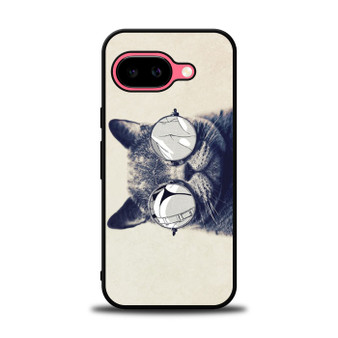 cat hipster Google Pixel 9a Case