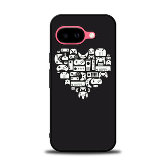 Gaming Stick in Hearth Pattern Google Pixel 9a Case