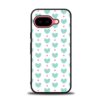 Heart in Light Blue Google Pixel 9a Case