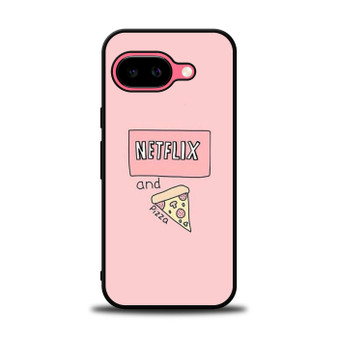 Netflix and Pizza Google Pixel 9a Case