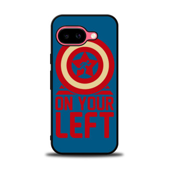 On your left captain america 2 Google Pixel 9a Case