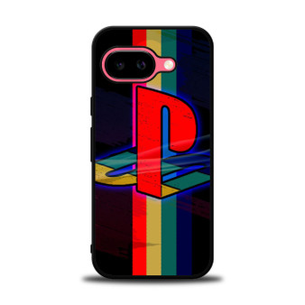 Psychedelic Alien Emoji Pattern Google Pixel 9a Case