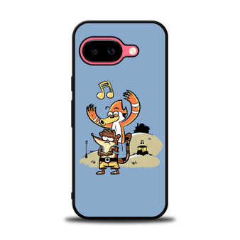 Rigby And Mordecai As Banjo And Kazooie Google Pixel 9a Case