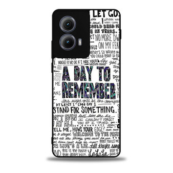 A day to remember Lyrics Motorola Moto Edge 5G 2024/ Moto Edge 5G 2025 Case
