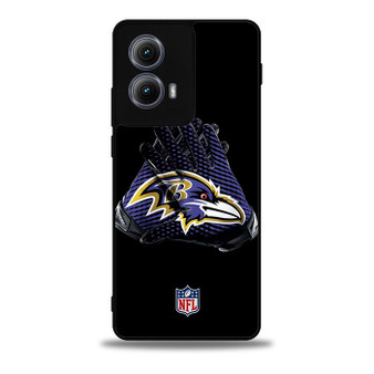 Baltimore Ravens Gloves Motorola Moto Edge 5G 2024/ Moto Edge 5G 2025 Case