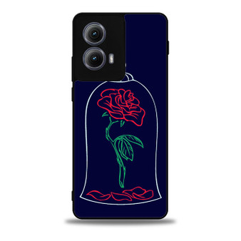Beauty And The Beast Rose Motorola Moto Edge 5G 2024/ Moto Edge 5G 2025 Case