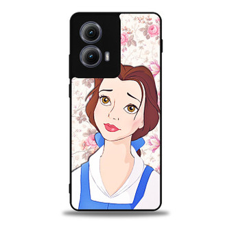 Belle beauty and the beast floral Motorola Moto Edge 5G 2024/ Moto Edge 5G 2025 Case