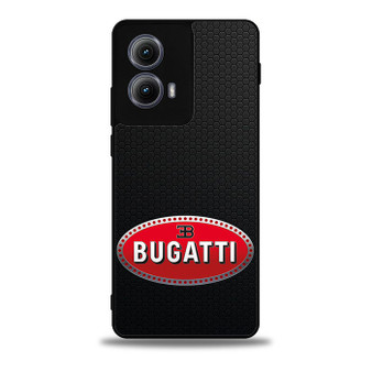Bugatti Hex Black Design Motorola Moto Edge 5G 2024/ Moto Edge 5G 2025 Case
