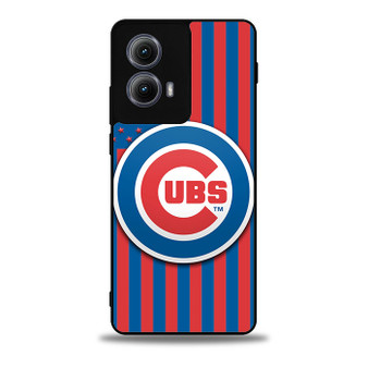 Chicago Cubs Logo 3 Motorola Moto Edge 5G 2024/ Moto Edge 5G 2025 Case