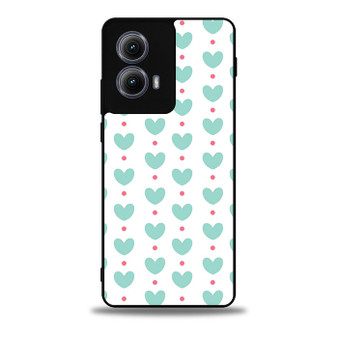 Heart in Light Blue Motorola Moto Edge 5G 2024/ Moto Edge 5G 2025 Case