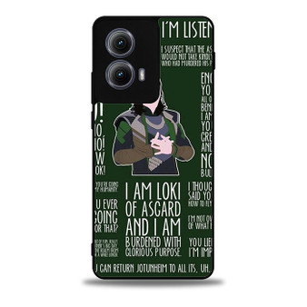 Loki Quotes Motorola Moto Edge 5G 2024/ Moto Edge 5G 2025 Case
