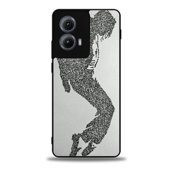 Michael Jackson word art Motorola Moto Edge 5G 2024/ Moto Edge 5G 2025 Case