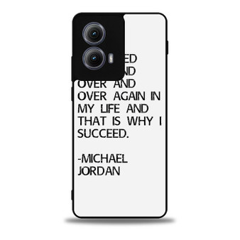Michael Jordan Quotes Motorola Moto Edge 5G 2024/ Moto Edge 5G 2025 Case