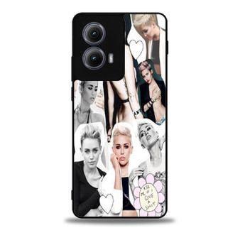 miley cyrus collage Motorola Moto Edge 5G 2024/ Moto Edge 5G 2025 Case
