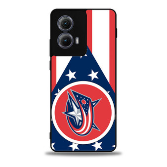 NHL Columbus Blue Jjackets 1 Motorola Moto Edge 5G 2024/ Moto Edge 5G 2025 Case