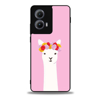 Pink Alpaca Motorola Moto Edge 5G 2024/ Moto Edge 5G 2025 Case