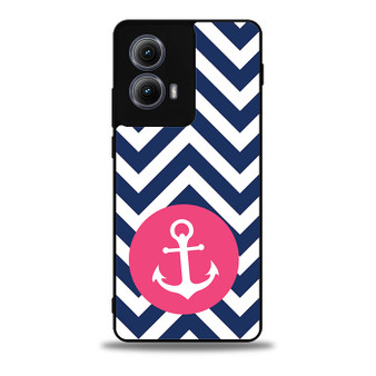 Pink Blue Victoria Motorola Moto Edge 5G 2024/ Moto Edge 5G 2025 Case
