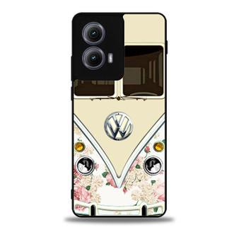 pink floral vw retro bus Motorola Moto Edge 5G 2024/ Moto Edge 5G 2025 Case