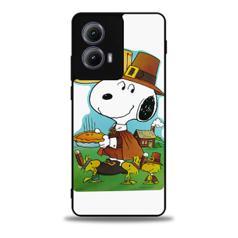 Snoopy Happy Turkey day Motorola Moto Edge 5G 2024/ Moto Edge 5G 2025 Case