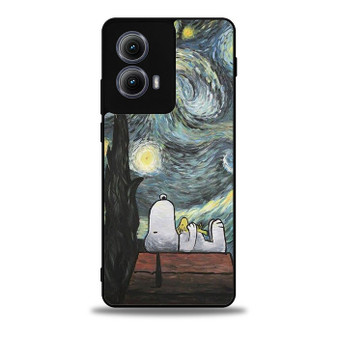 Snopy in Paint Motorola Moto Edge 5G 2024/ Moto Edge 5G 2025 Case