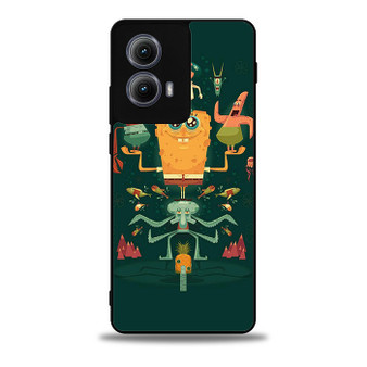 Spongebob Pixel Arts Motorola Moto Edge 5G 2024/ Moto Edge 5G 2025 Case