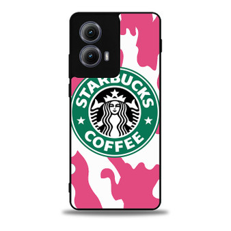 Starbucks Pink Camo Motorola Moto Edge 5G 2024/ Moto Edge 5G 2025 Case