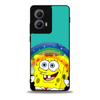 Spongebob Square Pants in Rainbow Motorola Moto Edge 5G 2024/ Moto Edge 5G 2025 Case