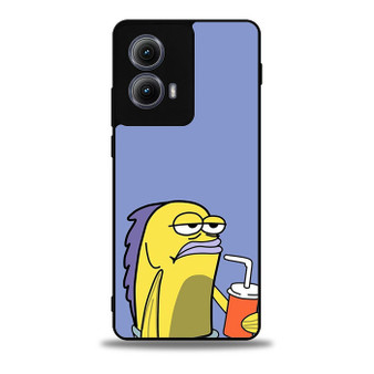 Spongebob Square Pants a Drinking Fish Motorola Moto Edge 5G 2024/ Moto Edge 5G 2025 Case