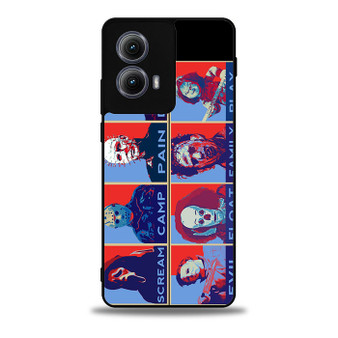 Halloween Character Jason Freddy Scream Motorola Moto Edge 5G 2024/ Moto Edge 5G 2025 Case