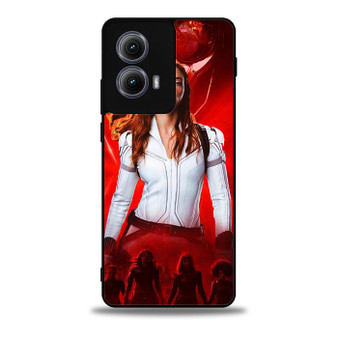 Black widow white suit Motorola Moto Edge 5G 2024/ Moto Edge 5G 2025 Case