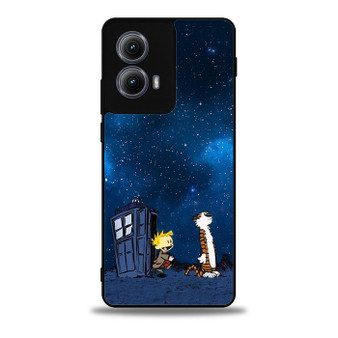Calvin and Hobbes Doctore Who Motorola Moto Edge 5G 2024/ Moto Edge 5G 2025 Case